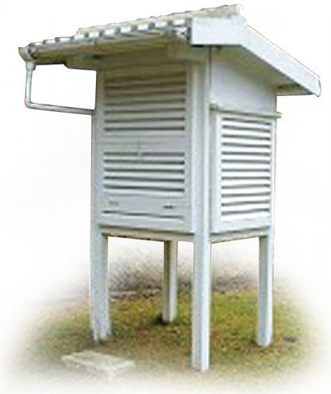 氣溫的觀測儀器會放置在百葉箱內，可避免日曬雨淋，同時減少受到太陽光直接輻射的影響。